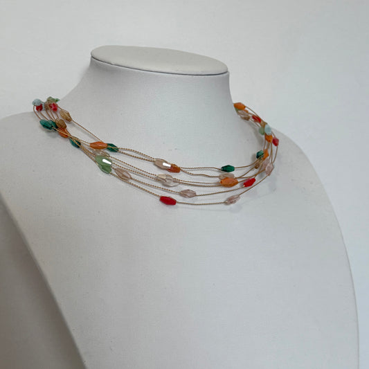 CHOKER PIEDRA MULTICOLOR