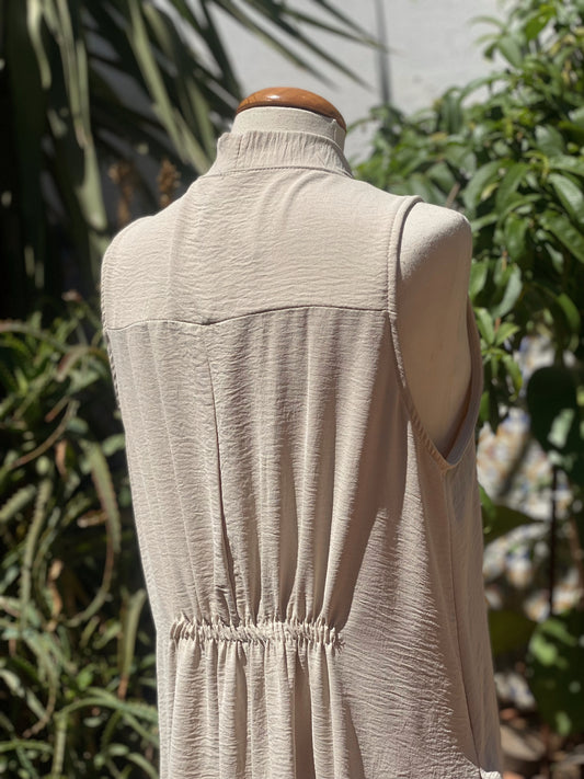 VESTIDO BEIGE