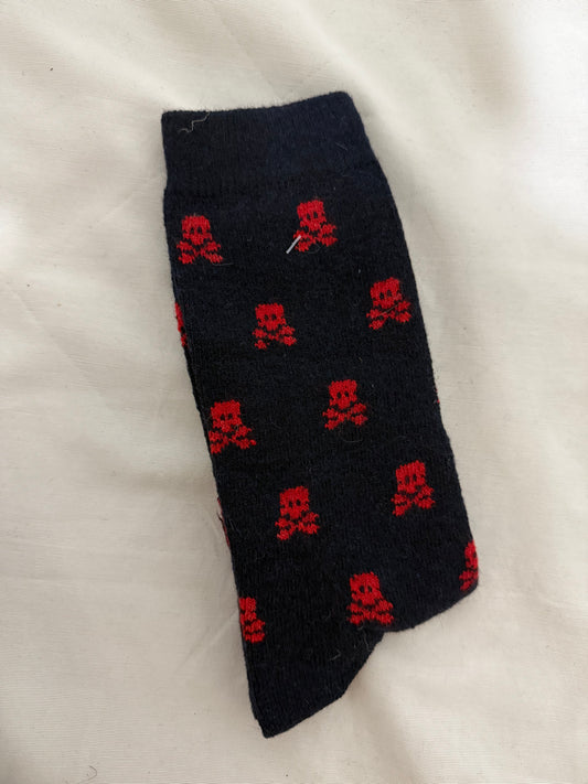 CALCETÍN CALAVERA LANA