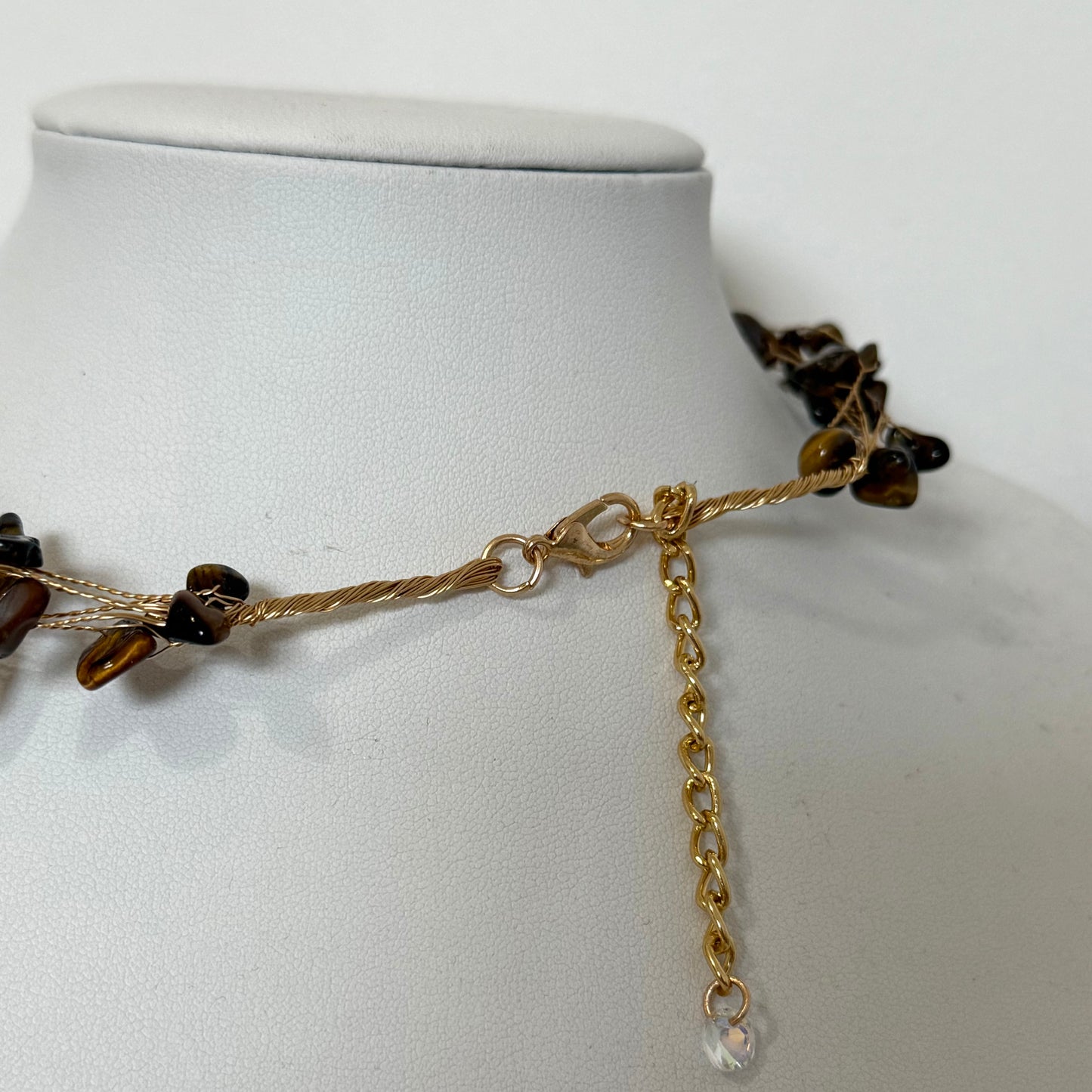 CHOKER PIEDRA MARRÓN