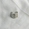 ANILLO ACERO PLATEADO ESPIGA
