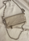 BOLSO DOBLE CADENA HUESO
