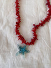 COLLAR CORALES ESTRELLA AZUL