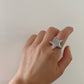 ANILLO ACERO XL ESTRELLA