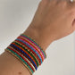 BRAZALETE BOLITAS MULTICOLOR