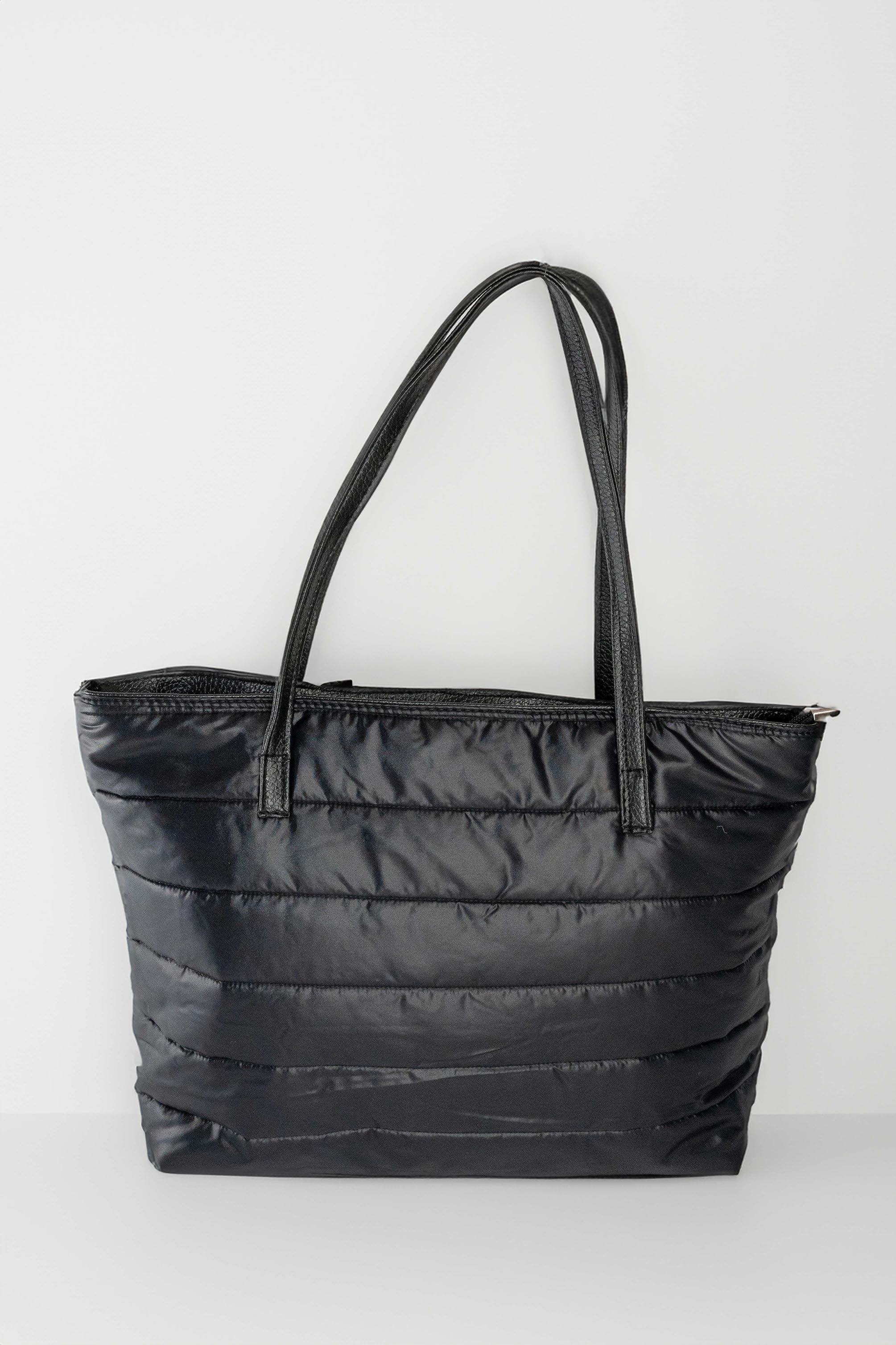 BOLSO ACOLCHADO NEGRO monreve jewelry