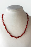 COLLAR CORALES ROJO